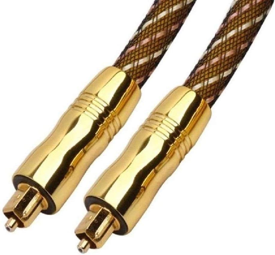 REALMAXToslink Cable 1m 2m 3m 4m 5m 10m Digital Fiber Optical Male to Male Lead Audio Premium Quality Supports LG Samsung Sony Philips Sound Bar Smart TV HDTV Home Theater PS4 Xbox PlayStation【 1m】