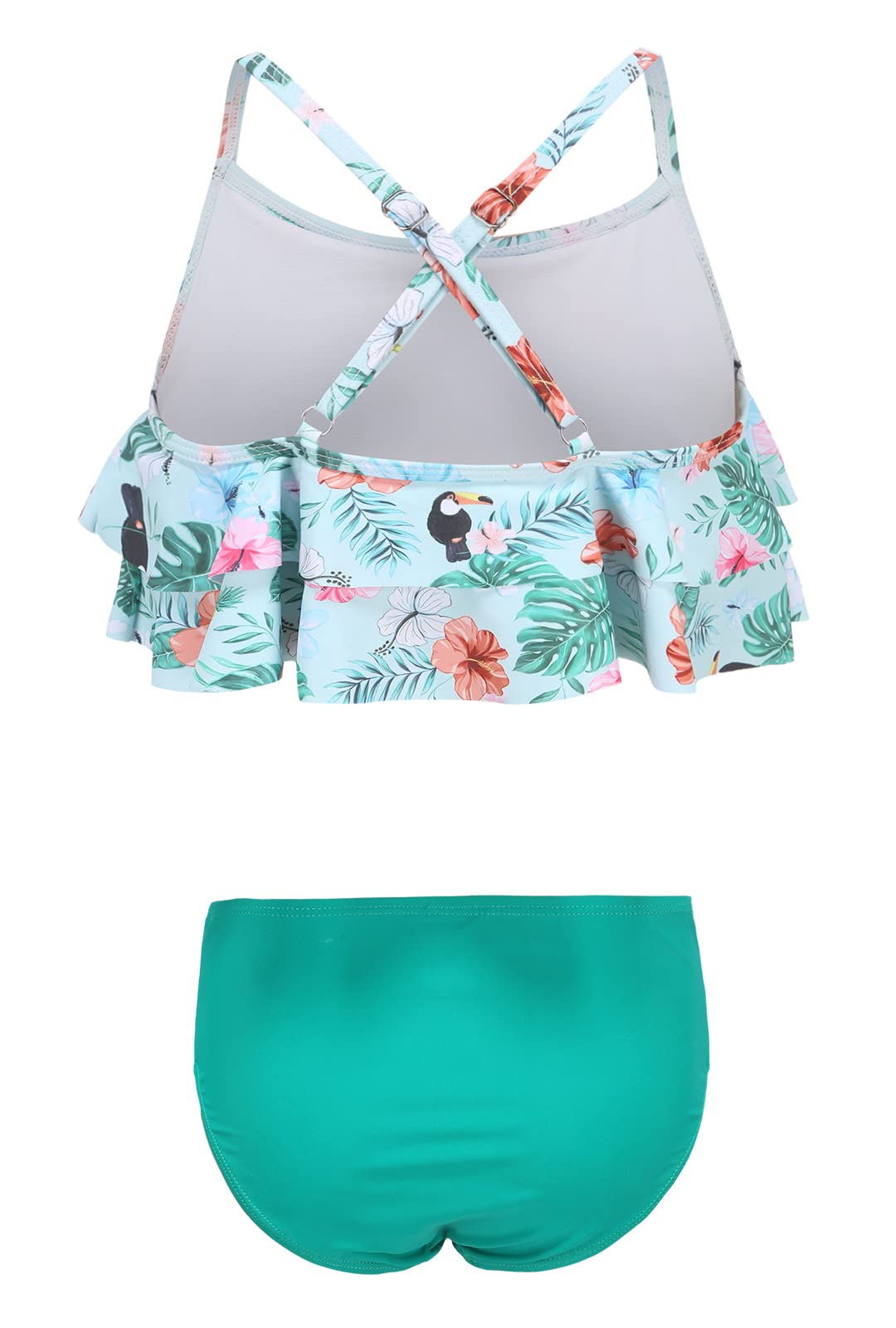 Girls Swimming Costume Bikini Kids Two Piece Swimsuit Girls Swimwear