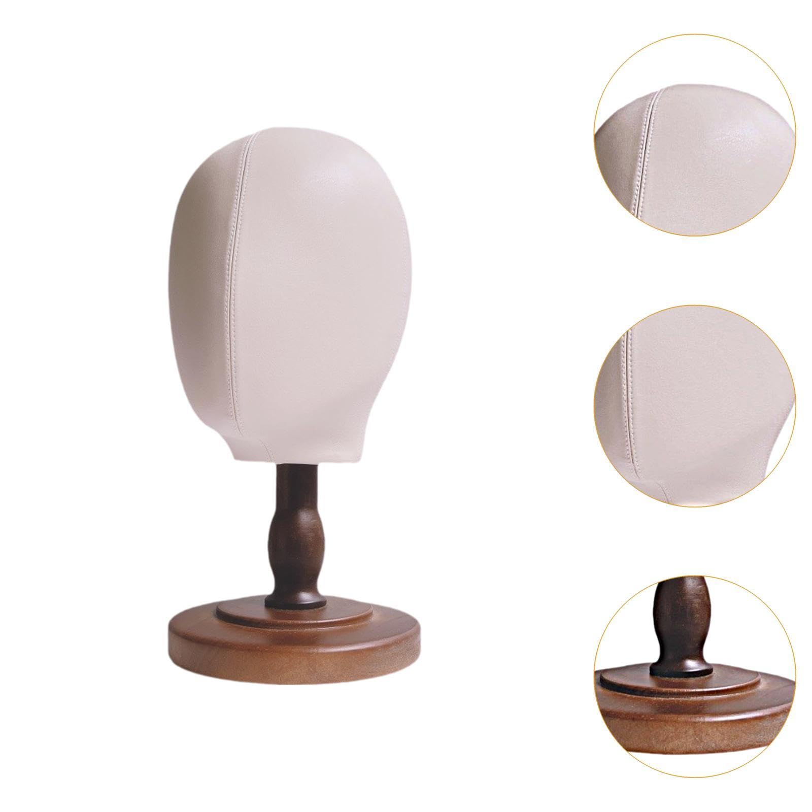 Generic Supporto Portatile per Cappelli E Accessori per Capelli, Scaffale Portaoggetti per Occhiali, Gioielli, Sciarpe E Cappelli, Base marrone