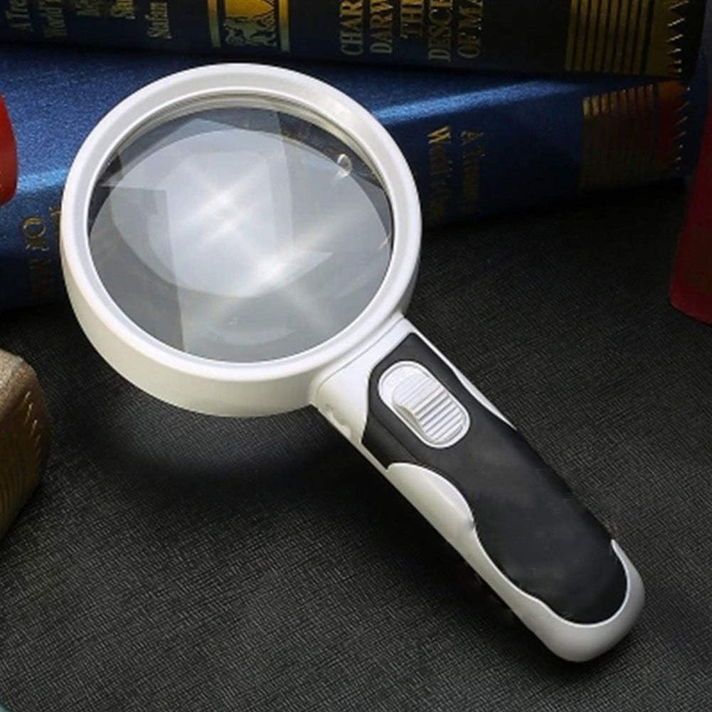 Amazon.co.jp Rubber Handle Magnifier, 20X Light High Power Large Area