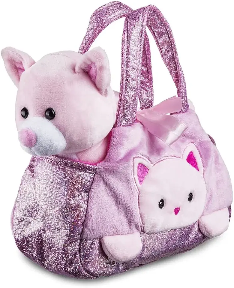 Pel�cia Cutie Handbags Gato Rosa Multikids - BR1715