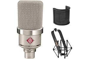 Neumann TLM-102 Studio Condenser Microphone Kit (Nickel): Exceptional Audio Capture for Professional Studios
