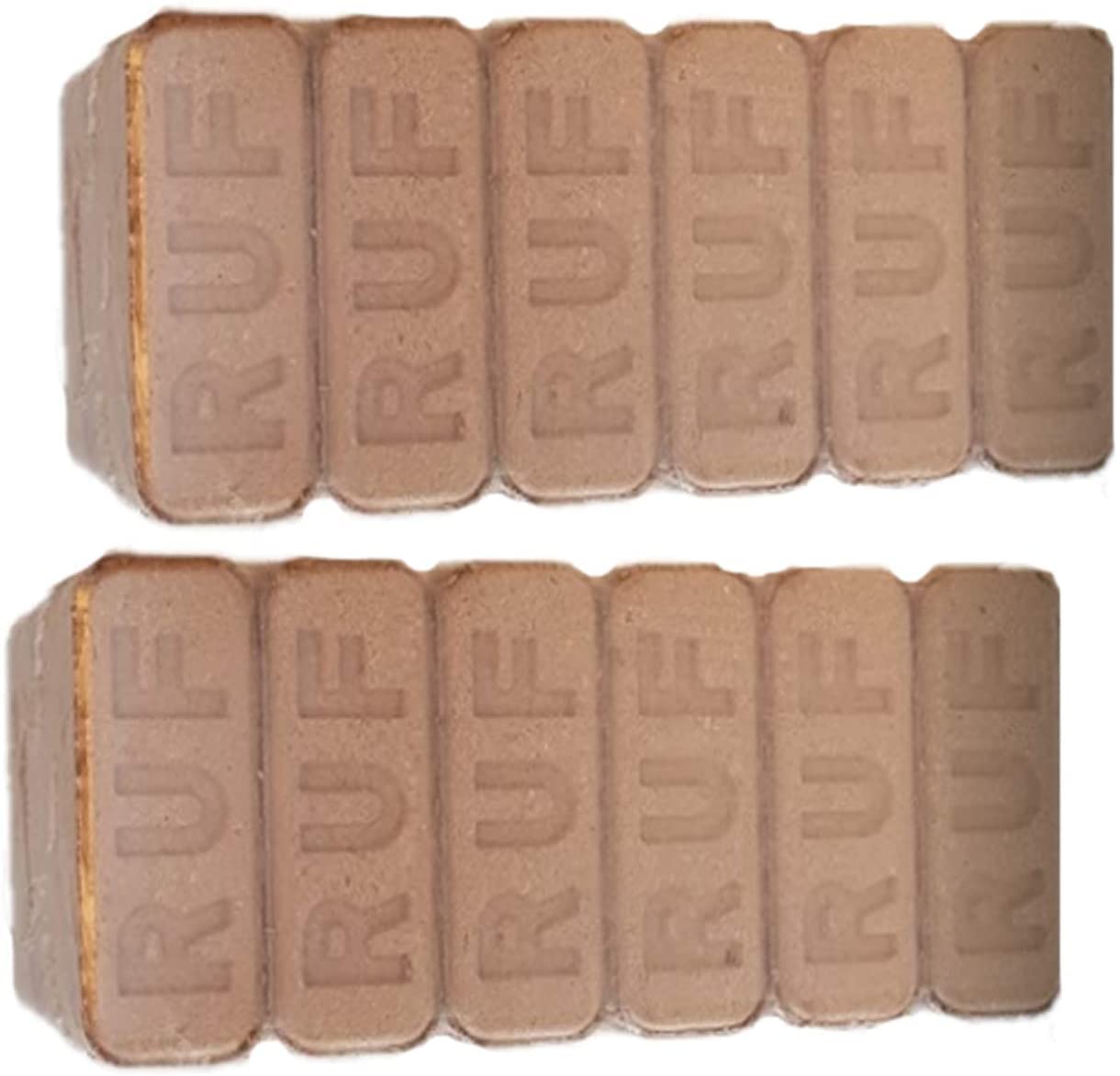 Buy 2 X 10KG Packs Oak RUF 100 Hardwood Heat Logs Environmentally
