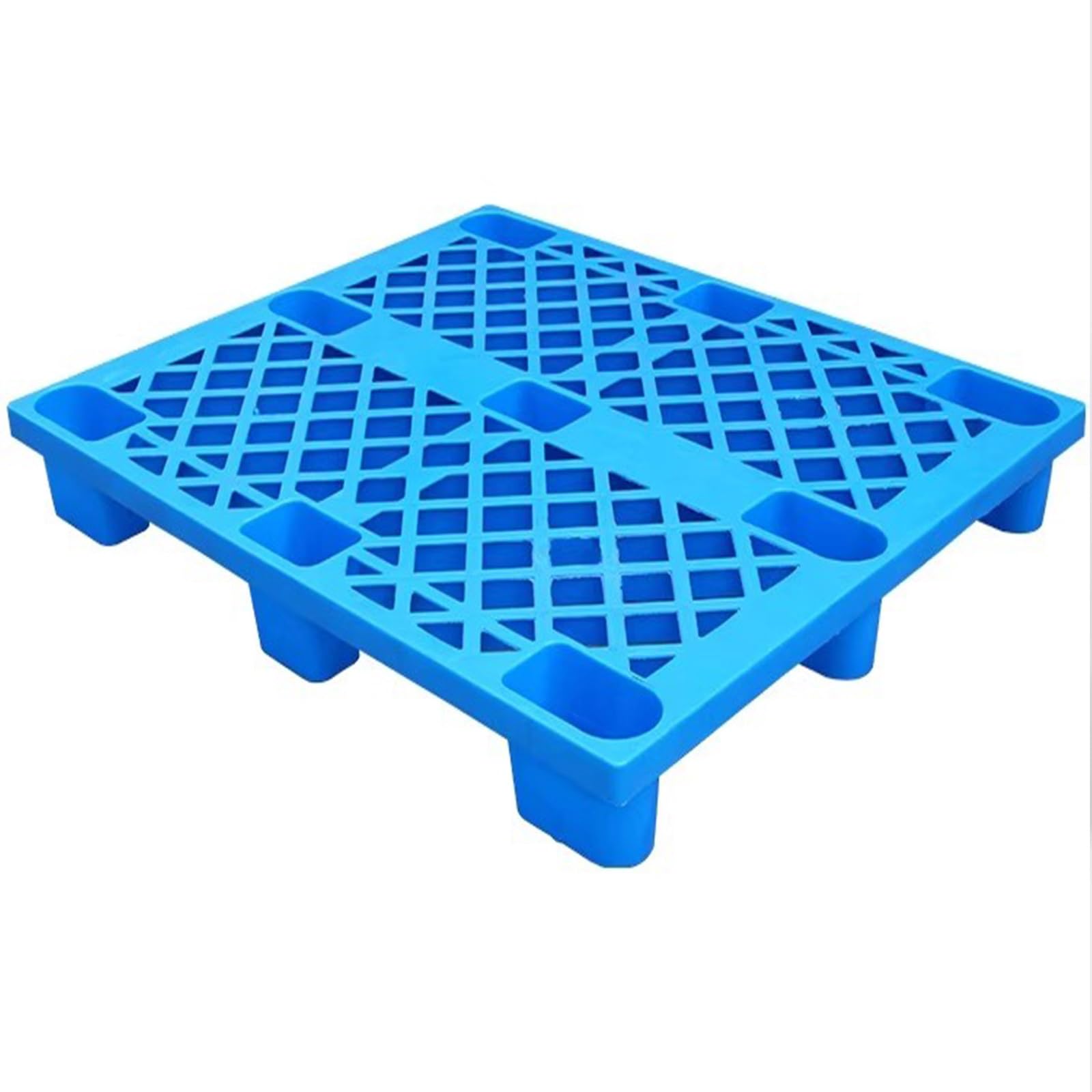 Palettes logistiques en Plastique pour palettes en polyéthylène avec Grille et empilables pour Un Stockage Efficace (Couleur : Bleu, Taille : 1 000 x 1 000 mm)