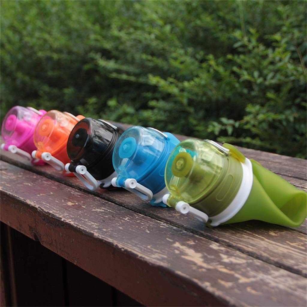 Bottiglia d'Acqua Pieghevole, Portatile for Alpinismo Campeggio Regolabile (5 Colori)