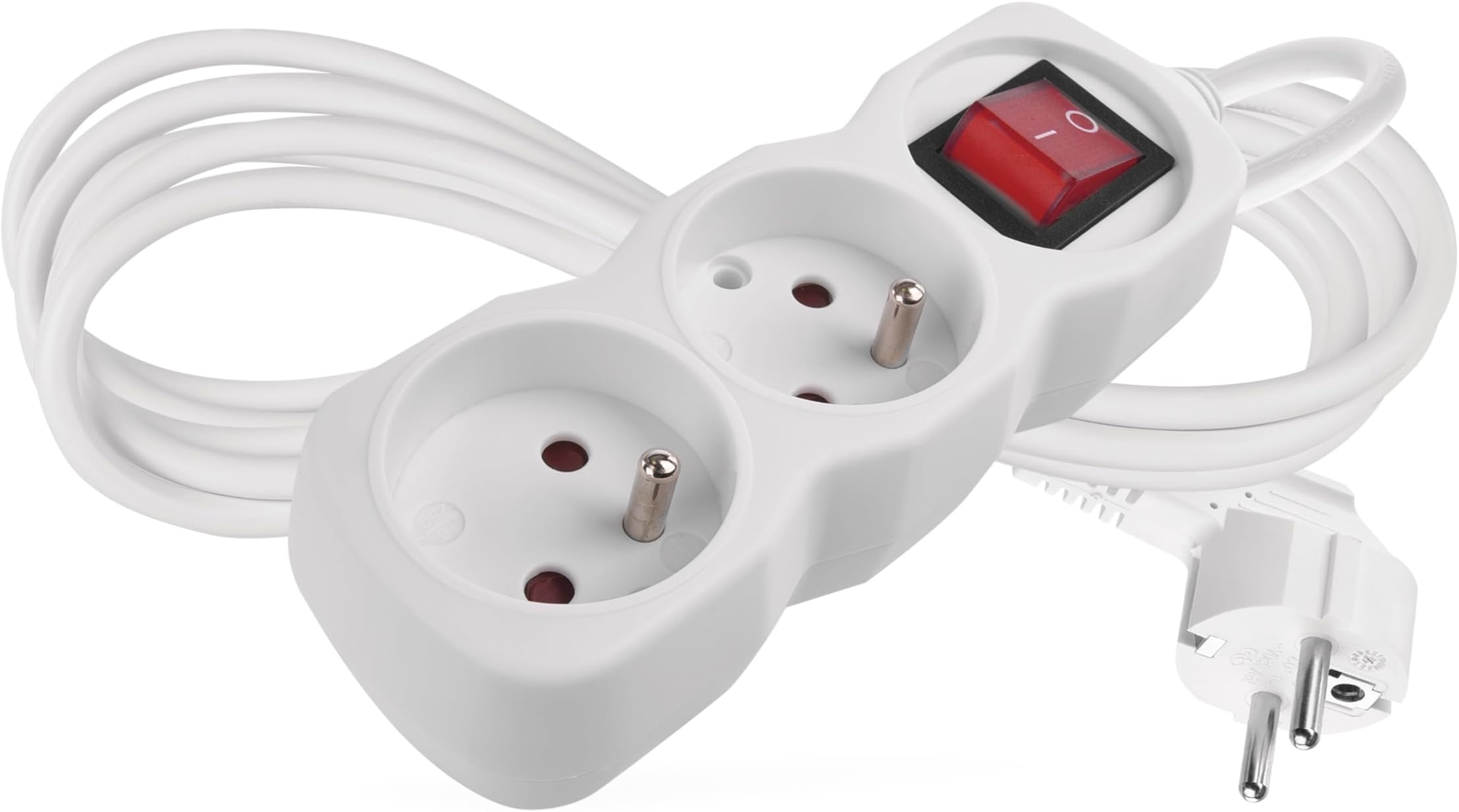 EMOS Cable Alargador Schuko De 5 M Para Interiores, IP20, H05VV