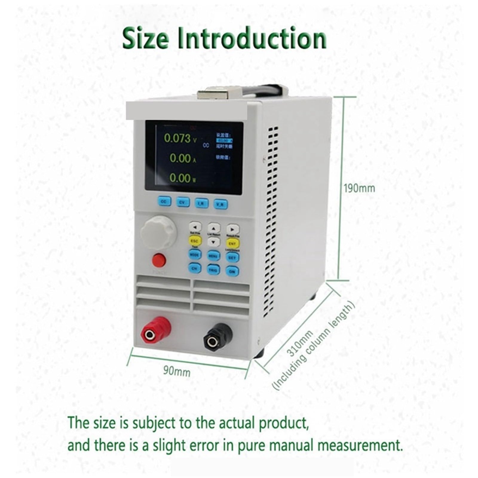 ET5410A+ Tester obciążenia akumulatora Jednokanałowy programowalny elektroniczny tester obciążenia DC Cyfrowe sterowanie elektroniczne