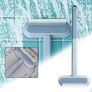 5 in 1 Cleaning Brush, Double-Sided Window Wipe & Screen Brush, for Wet & Dry Dual Use, Perfect for Cleaning Glass, Sweeping Hair & Dust, A Must-Have Household Cleaning Tool, Multicolor