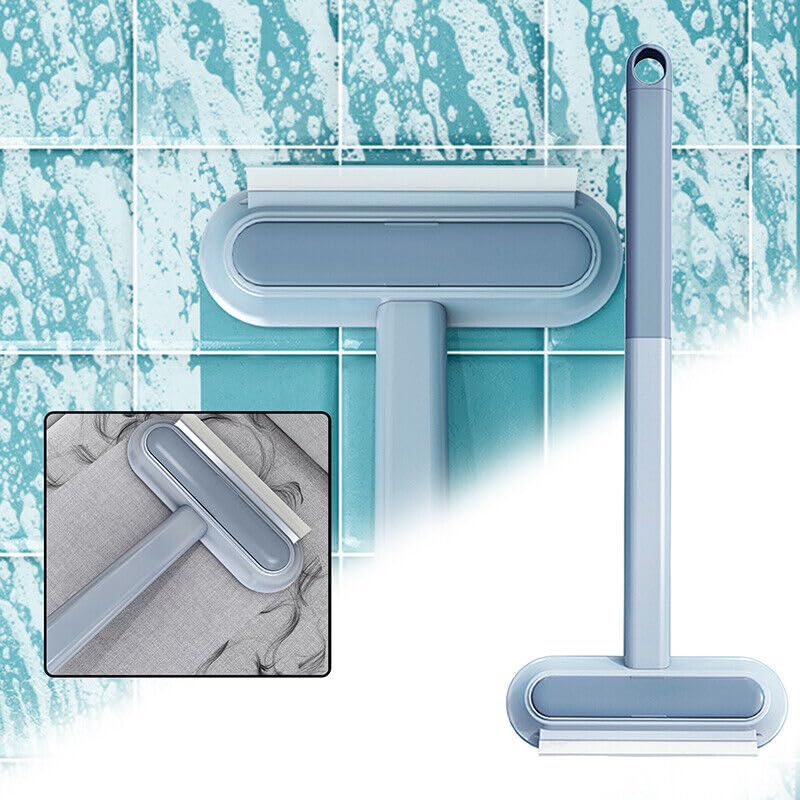 Shuttle Art 5 in 1 Cleaning Brush, Double-Sided Window Wipe & Screen Brush, for Wet & Dry Dual Use, Perfect for Cleaning Glass, Sweeping Hair & Dust, A Must-Have Household Cleaning Tool, Multicolor