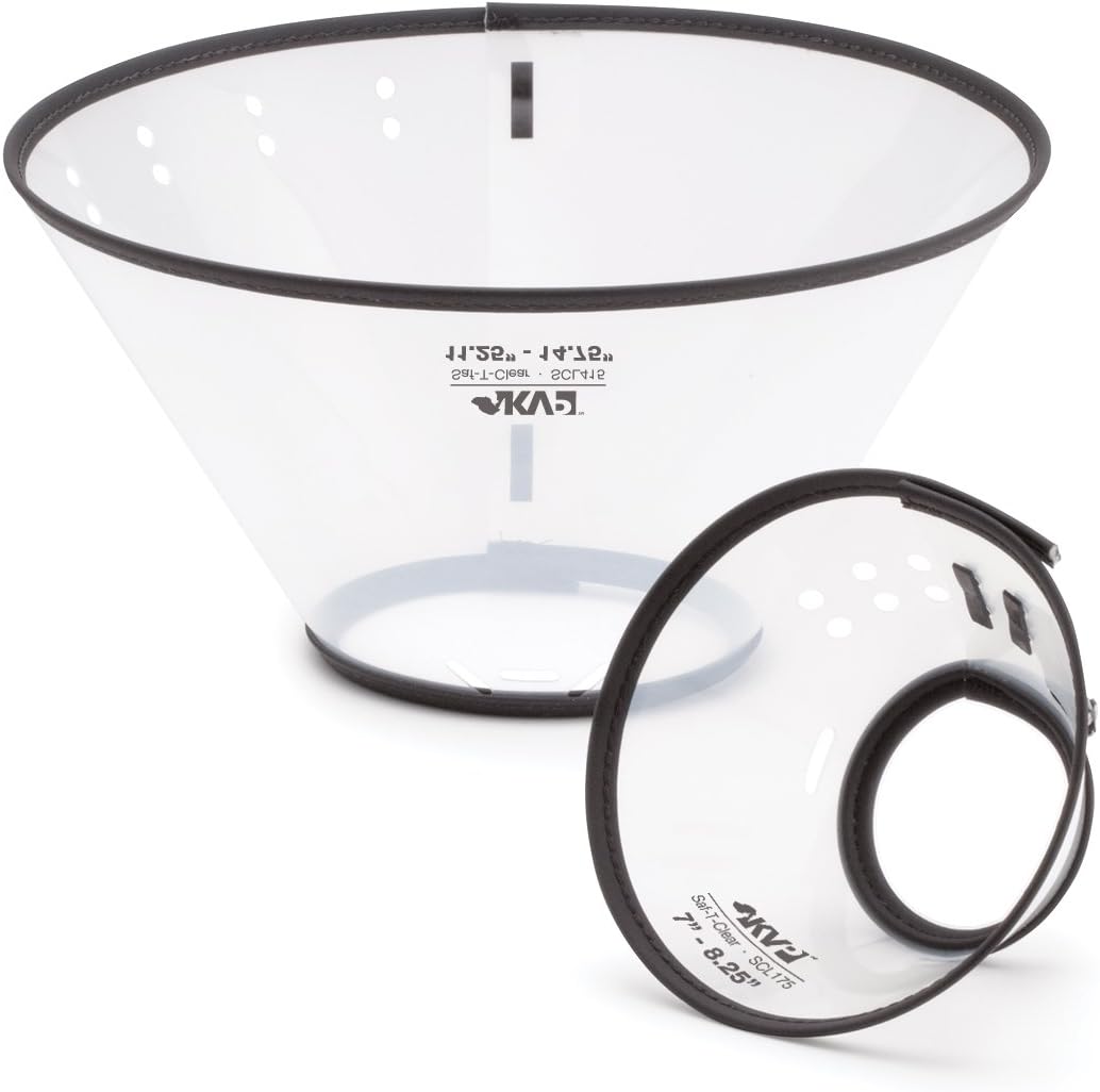 Saf-T-Clear Dog Recovery Collar, Fits 15" to 25" Neck/12 Depth
