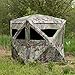 Barronett Big Cat Ground Hunting Blind, 3 Person Pop Up Portable, Backwoods Camo BC350BW