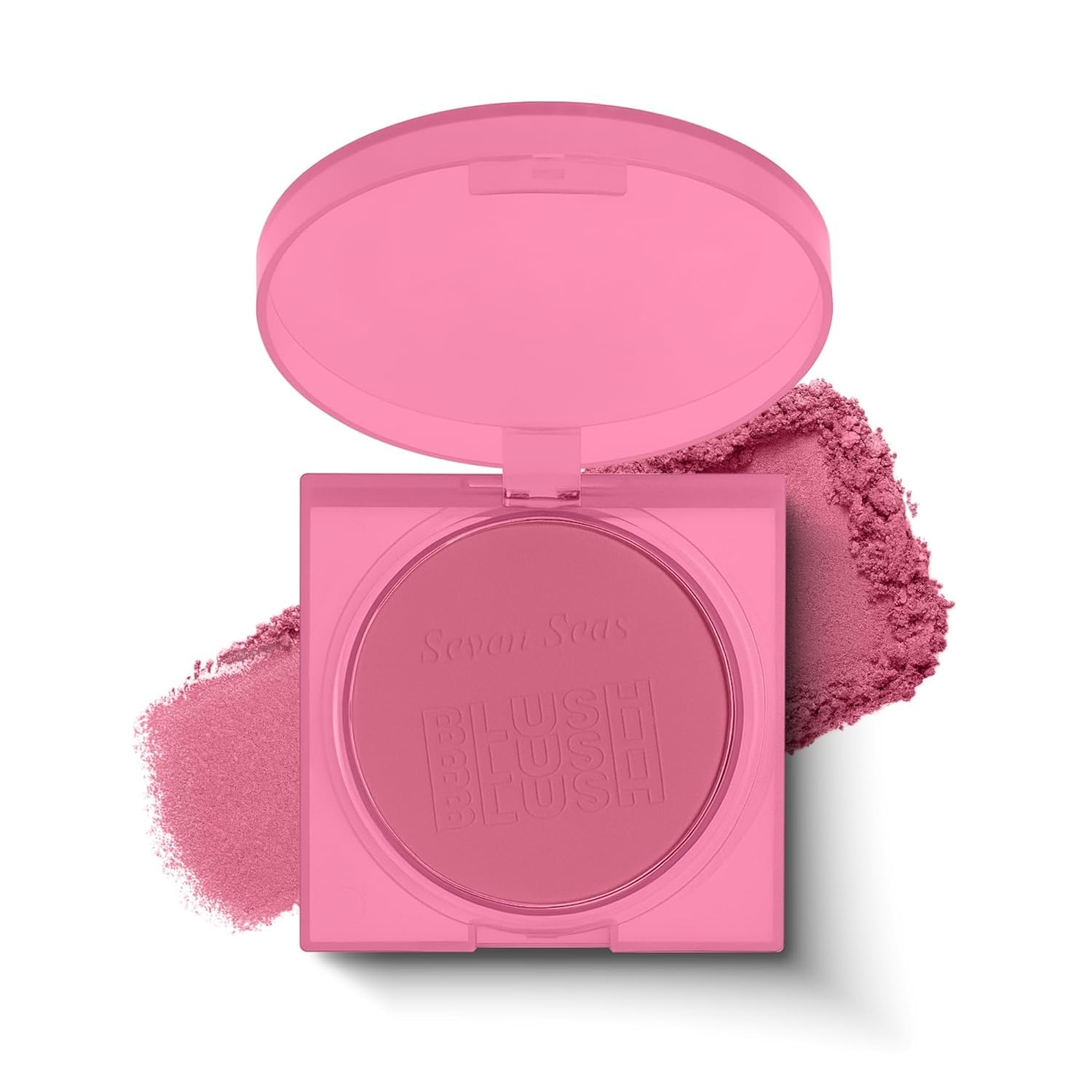 Blusher and Eyeshadow Palette | Highly Pigmented With Brush Inside | Matte Finish | Easily Blendable | Travel Size | Long Lasting and Lightweight Blusher and Eyeshadow Palette for Women (02-Chic Pink)-SS-image-15