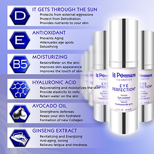 Oogcontour serum 30 ml oogverzorging met hyaluronzuur huid en collageen. Anti-rimpel serum vitamine B5 voor een gladde… - Afbeelding 8