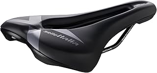 Selle Italia X-Bow Superflow - Selle de Vélo Enduro Bike, E-Bike, E-Mountain Bike, VTT, Trou Anatomique, Cadre en Alliage FeC, Amortisseurs