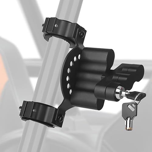 Chelhead UTV Gas Can Roll Bar Pack Mount with Key Lock for 1’’ 1.5’’ 1.75’’ 2’’ Roll Cage Compatible with Compatible with Gasoline Pack & Water Pack Fuelpax Standard Pack