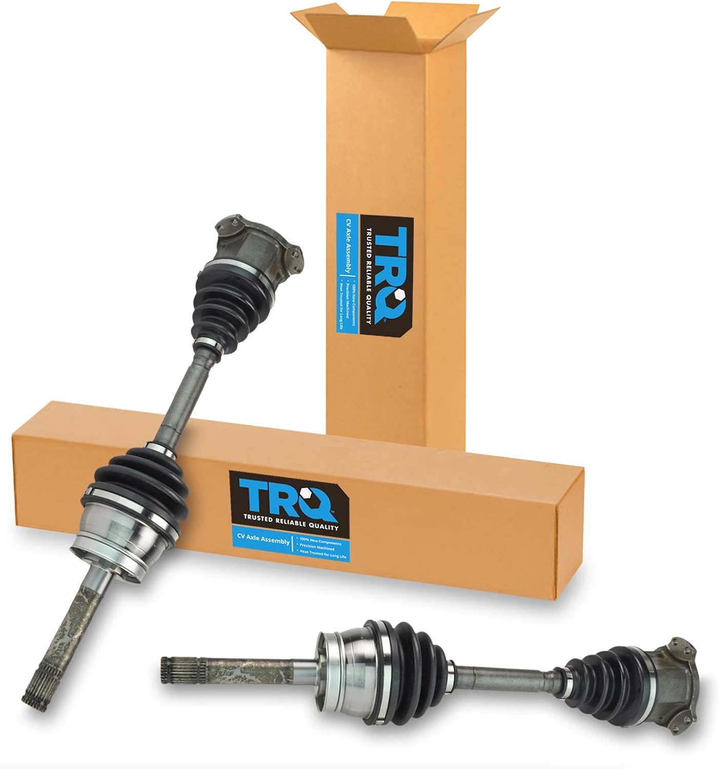 TRQ Complete Front CV Joint Axle Shaft LH RH Pair 2pc