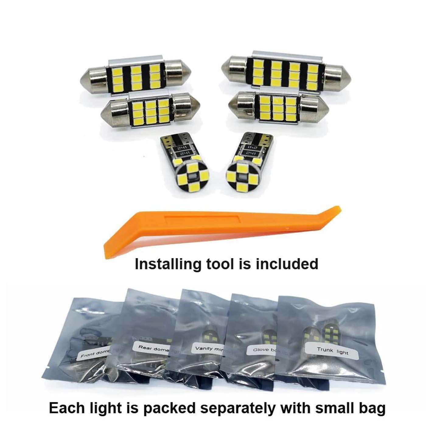 Kit de Luces LED Interiores para Coche, para mapas, Techo y Maletero, para NV200 NV250 NV300 NV350 NV3500 2010-2022 Matrícula