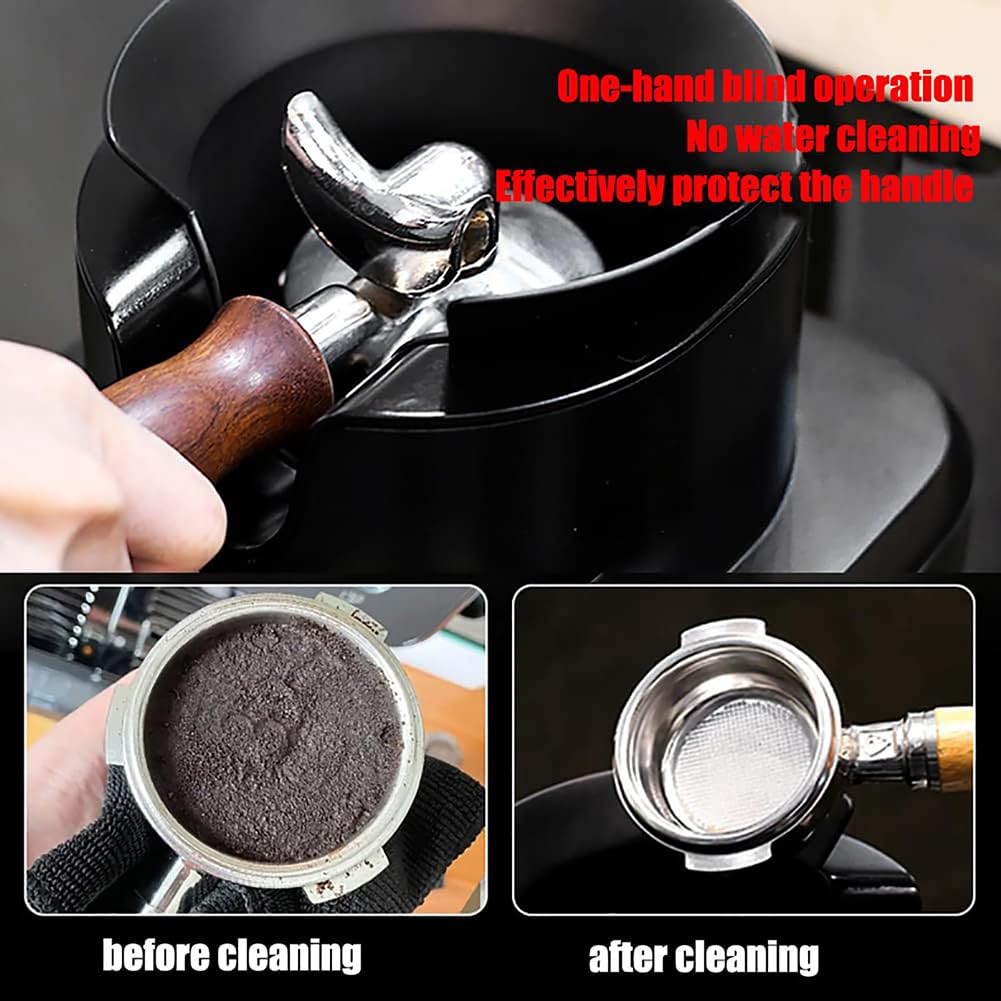 Amazon.co.jp : 電動ポルタフィルター洗浄機 58mm ノックボックス  