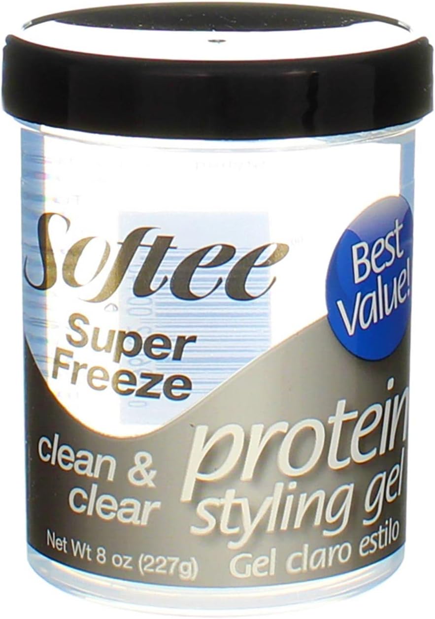 Protein Super Freeze Hair Styling Gel, 8 Ounce