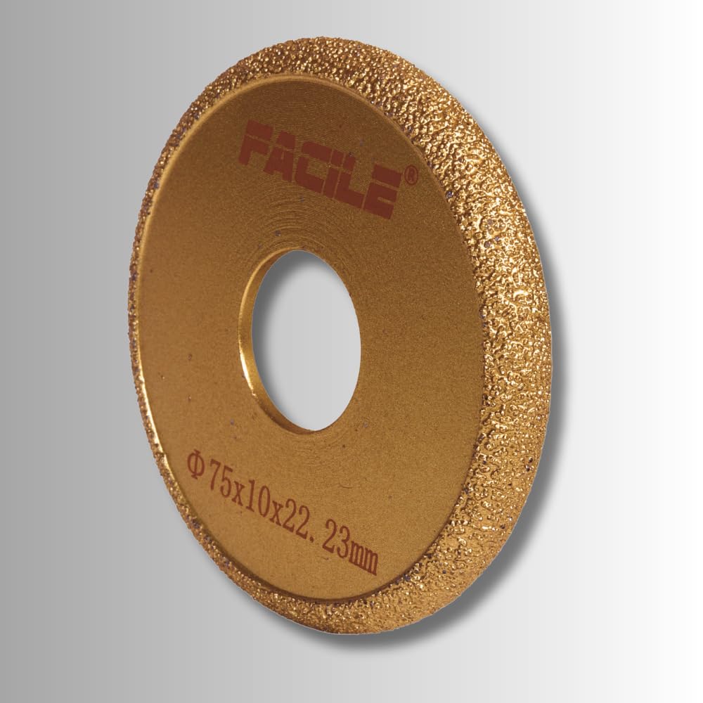 Facile® 10mm Diamond Brazed U-Shape Grinding Wheel – Precision Groove & Edge Shaping Disc for Marble, Granite & Stone | M14 Angle Grinder Compatible | Pro Finish Tool-picture-31