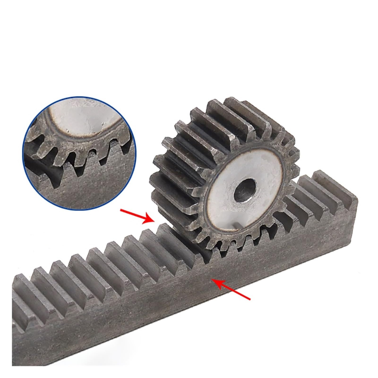 Motorantriebsgetriebe aus Karbonstahl, 3 Module, 12 Zähne bis 32 Zähne, zylindrisches Stirnrad, Stahl-Metallgetriebe, grobe Bohrung (30 Zähne), 1 Stück