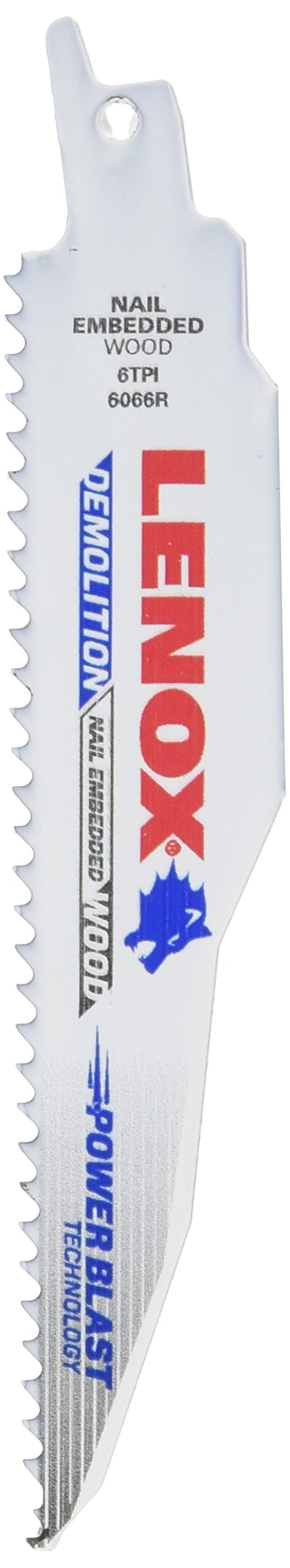 Lenox Tools demolizione sega lama 6 denti per pollice, 15,2 cm, 203706066R5