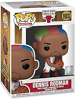 Vista 2 de Funko Pop! NBA: Leyendas - Dennis Rodman (Toros Casa)