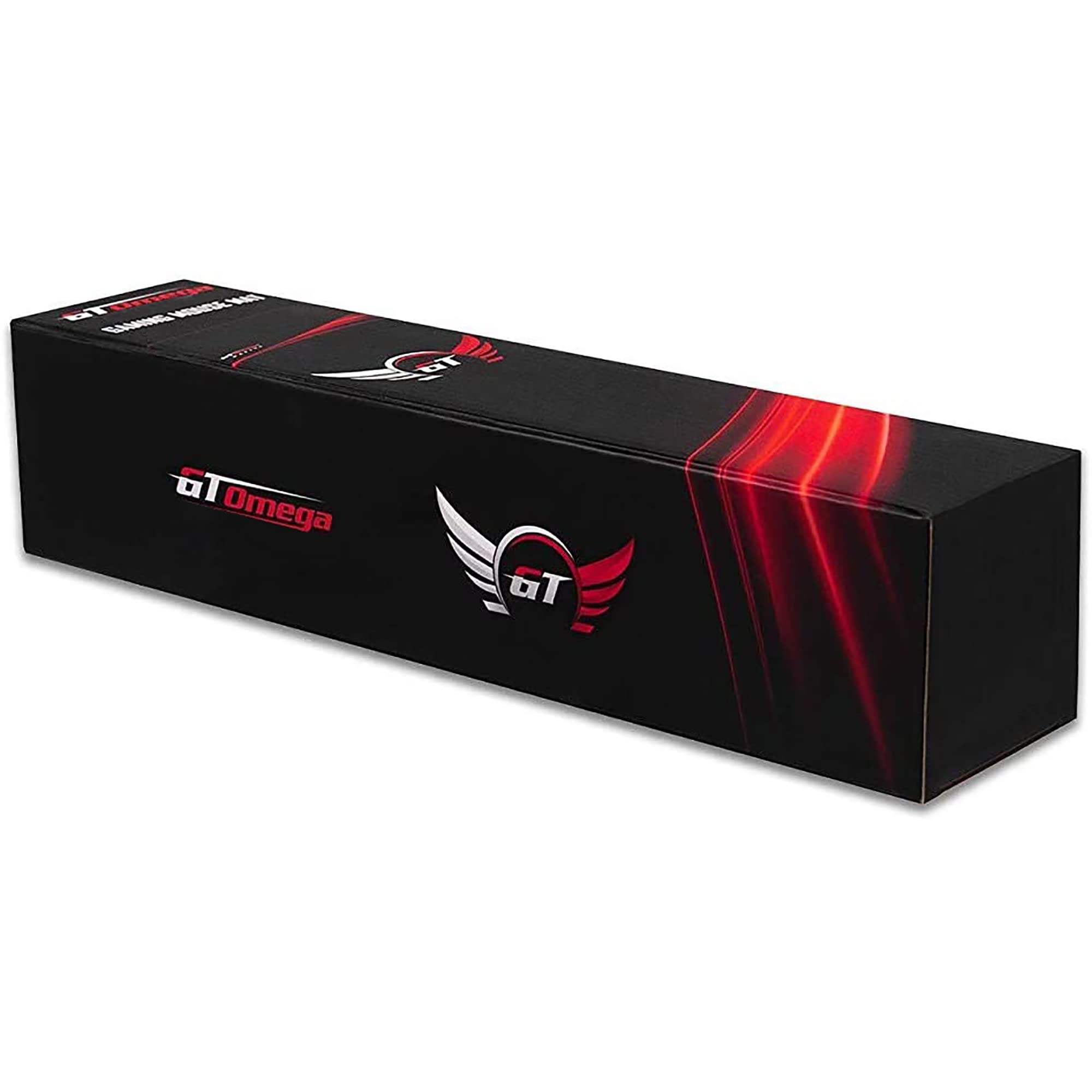 GT Omega Alfombrilla de Ratón de Juegos Extendida (XXL) - Multifuncional Amplio Estera de Escritorio de la Computadora para Oficina, Escritura, Laptop, Ratón, Bordes de Puntada Anti-Fray - Negro