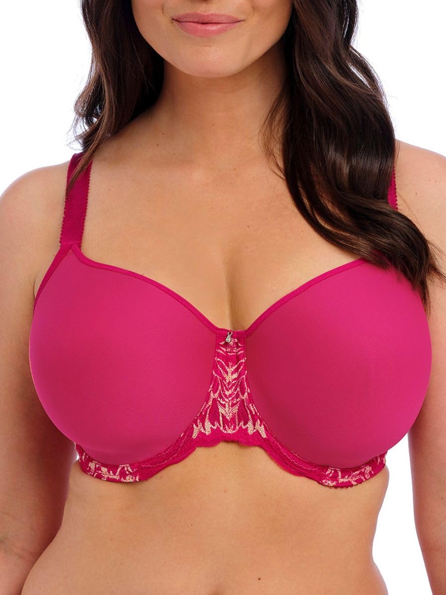 Fantasie Women's Cerise Emmaline Underwire Moulded Spacer Bra T-Shirt Bra, Cherry, 36D