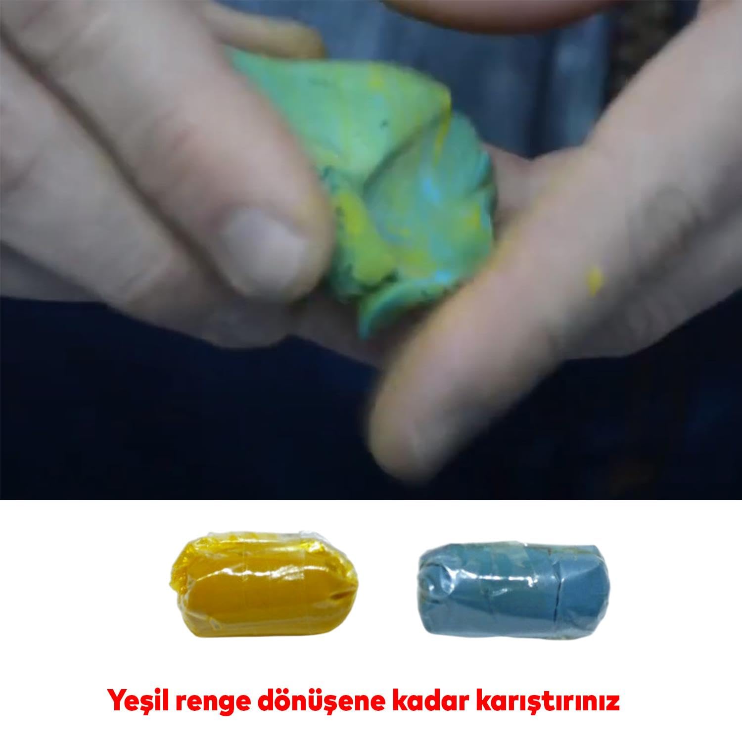 Badem10 Metal Plastik Seramik Çelik 404 Yapıştırıcı Doldurur İşlenir Boyanabilir Güçlü Yapıştırıcı Hamur