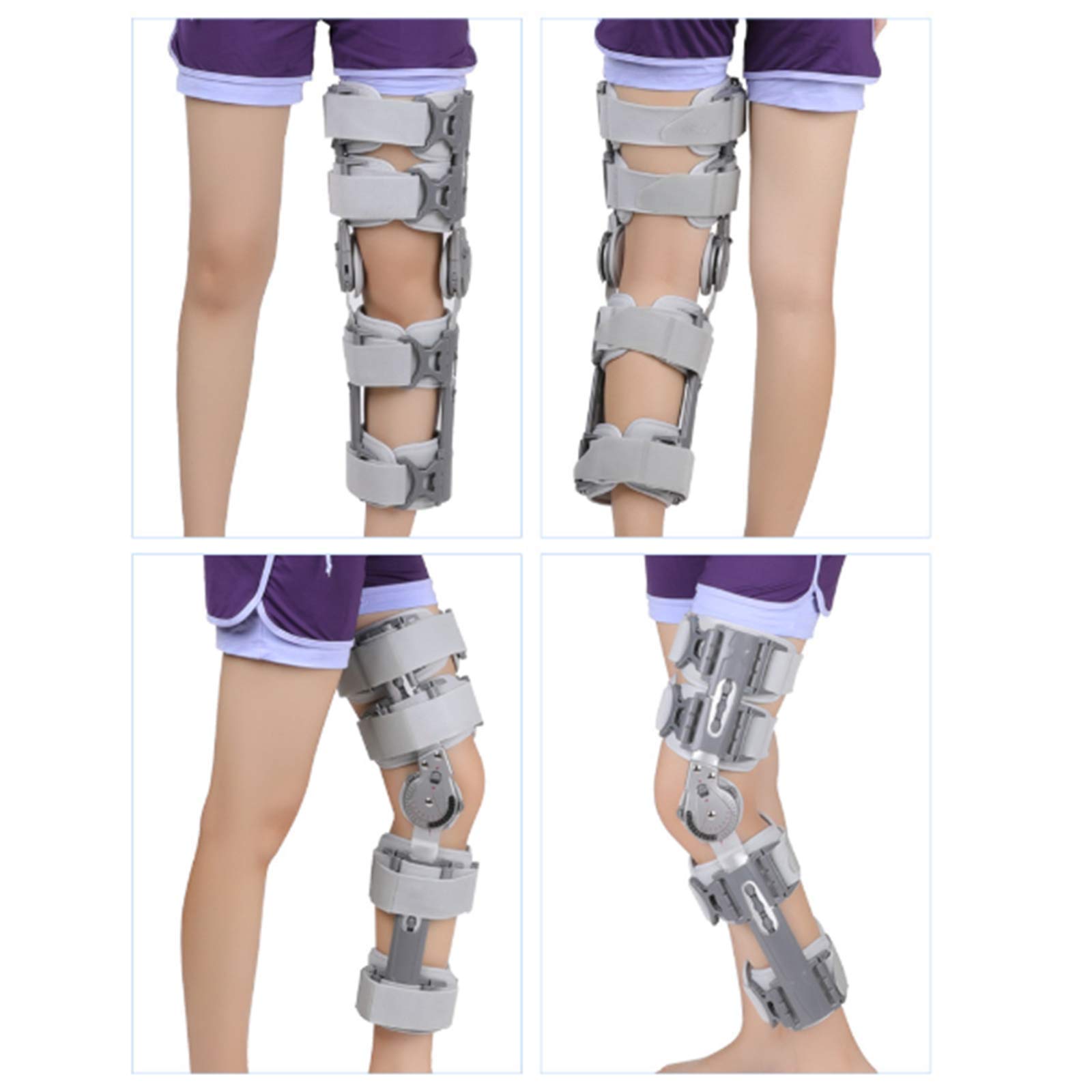 Ortesis De Rodilla Soporte Estabilizador De Articulaciones Fractura Protector Fijo Férula Protector De Pierna para ACL/Lesiones Deportivas, Osteoartritis Leve