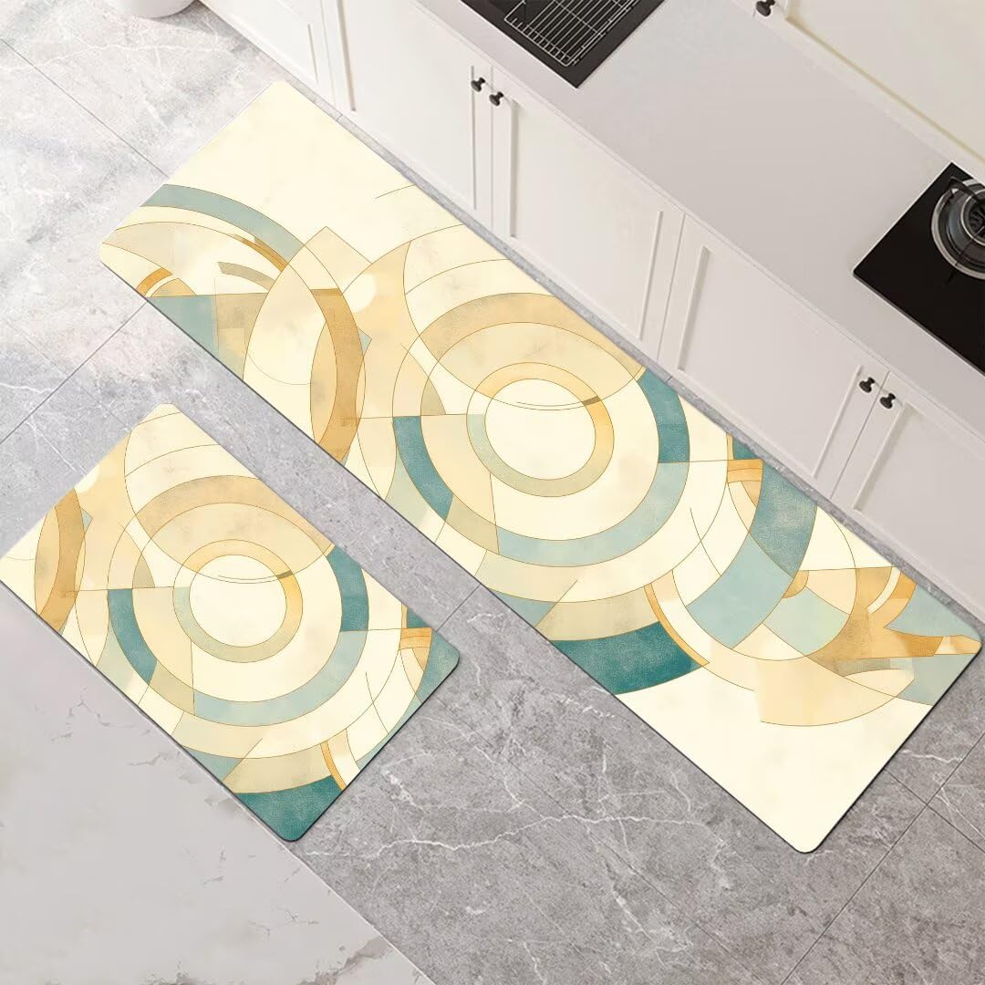 Alfombra cocina superabsorbente y de secado rapido alfombrillas lavables dos piezas