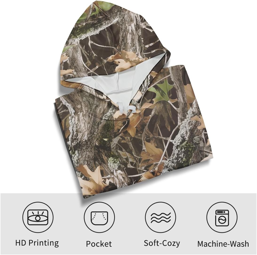 Men's Camo Hoodies Sweatshirt Hunting Shirts Camouflage Long Sleeve Fishing Clothes - Image 5