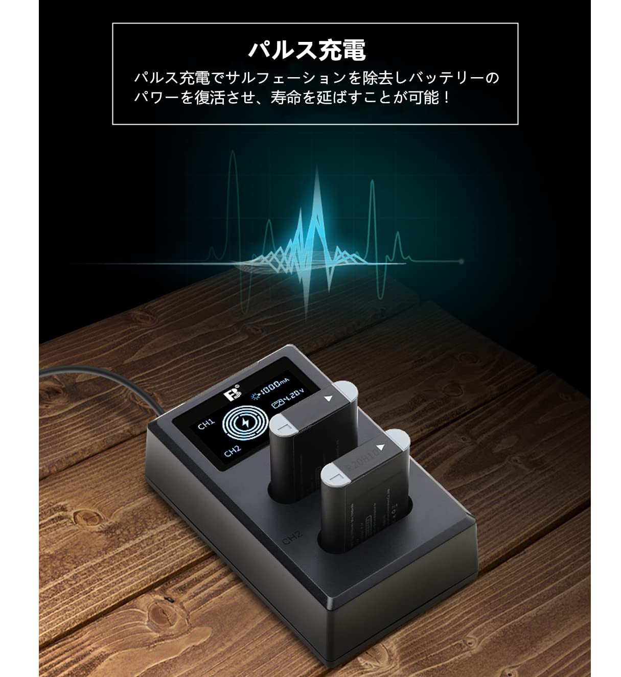 Amazon | SHEAWA NP-BX1 充電器 急速充電 液晶ディスプレー付 2個同時 