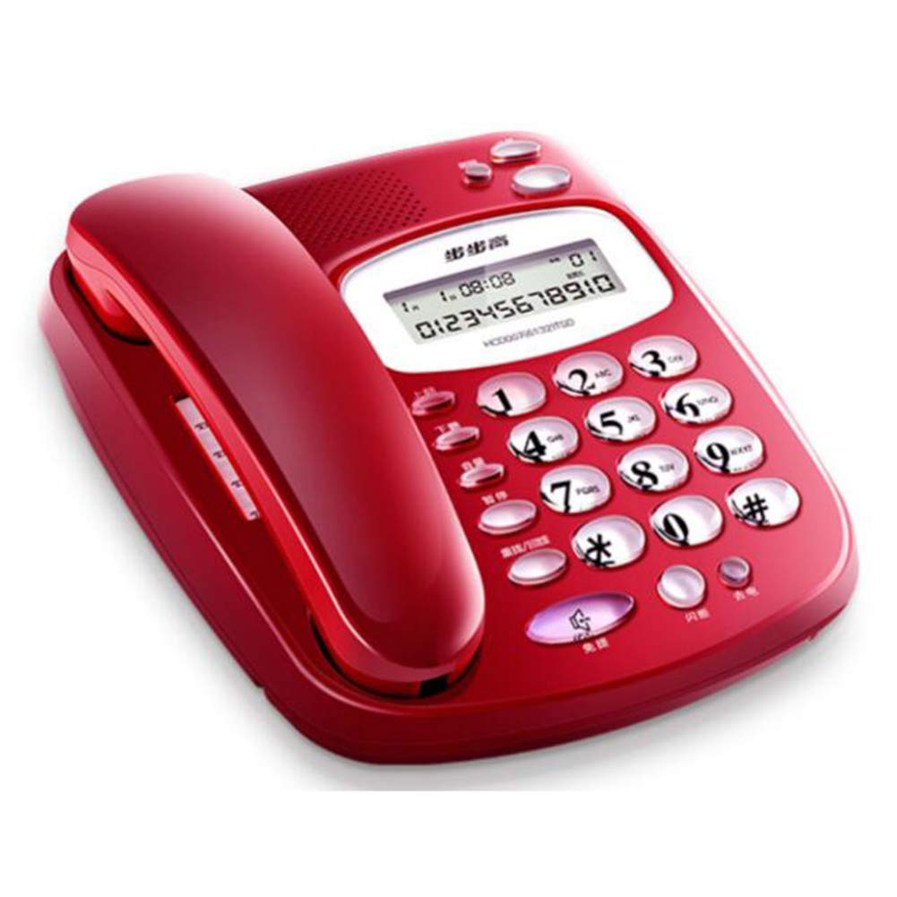 Telefono fisso cablato Telefono fisso Home Office Telefono fisso Suoneria grande Pulsante retroilluminato Enterprise Home Classico Telefono da tavolo Telefono cablato domestico, Telefono fisso per