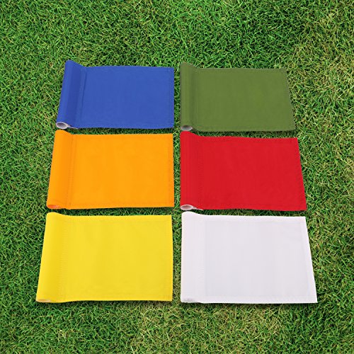 image for KONDAY Golf Flag，Practice Green Golf Flags, Solid Nylon and Checkere