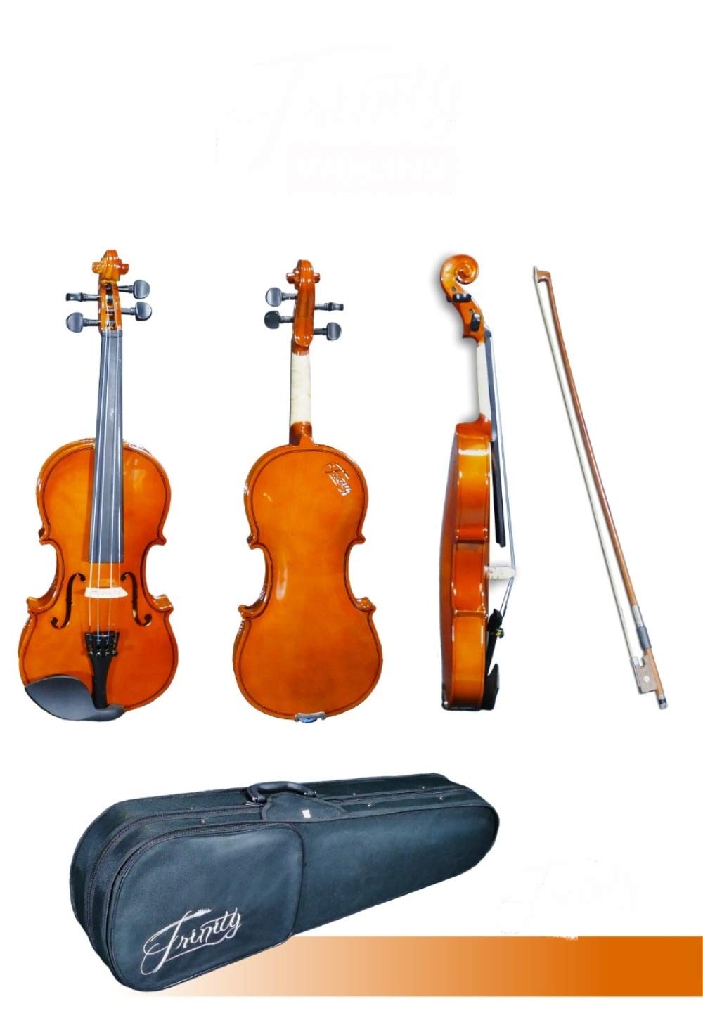 Trinity VP-01 Laminated Linden Violin- 3/4 With Case