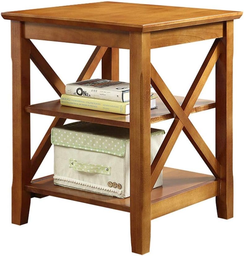 Amazon｜サイドテーブル コーヒーテーブルアメリカンサイドコーナーテーブル木製小さなコーヒーテーブルソファサイドキャビネットスクエア