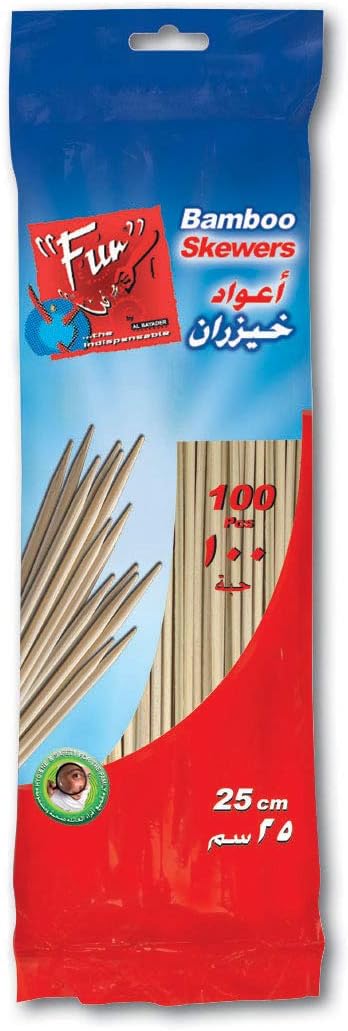 Fun® Indispensable Bamboo Skewers - Pack of 100-25 cms