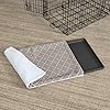 MidWest Homes for Pets Quiet Time Reversible Crate Pan Cover 42′ Mushroom Diamond/Fleece