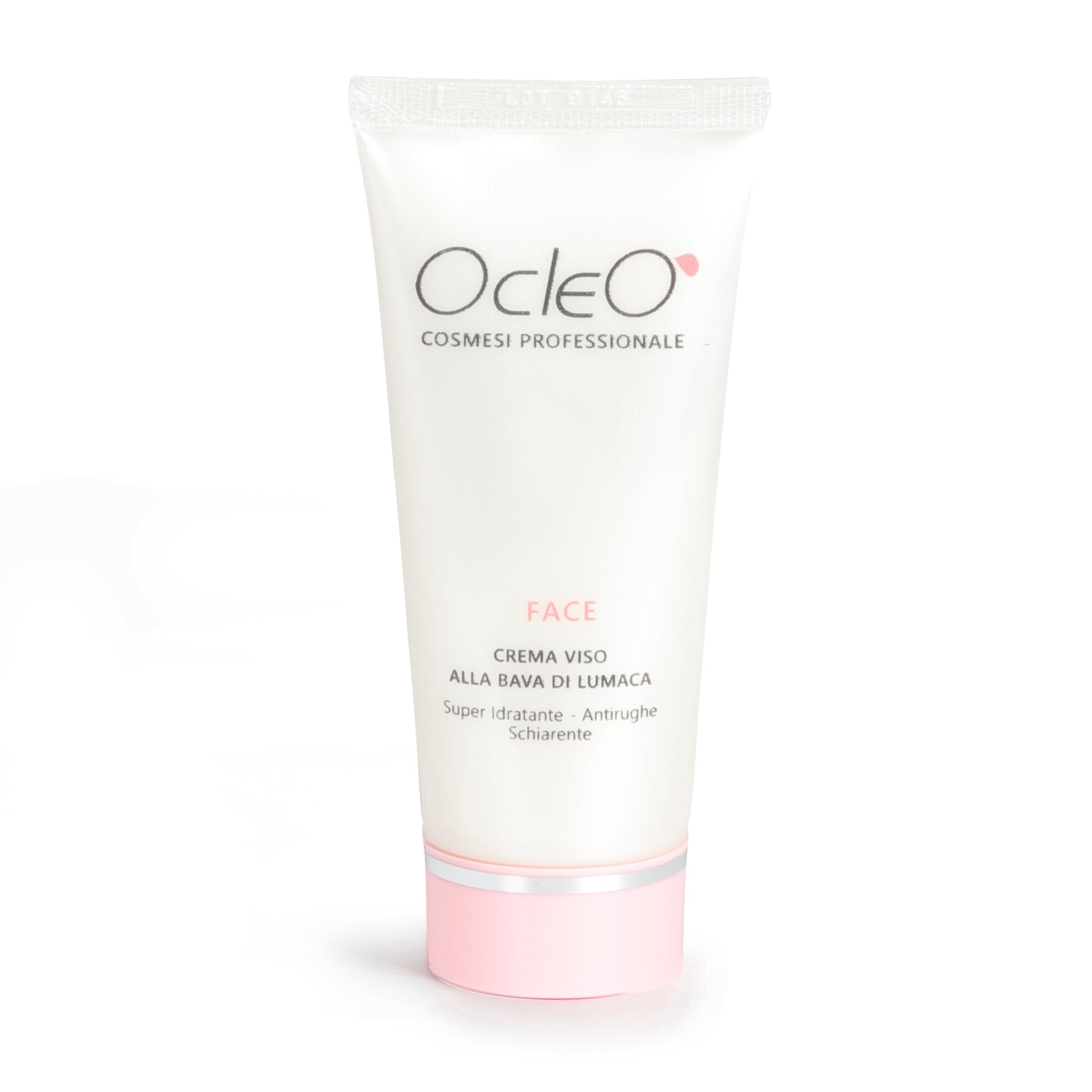 Ocleò - Crema Viso Levigante alla Bava di Lumaca - Super Idratante - Antirughe - Schiarente - 50 ml - Made in Italy
