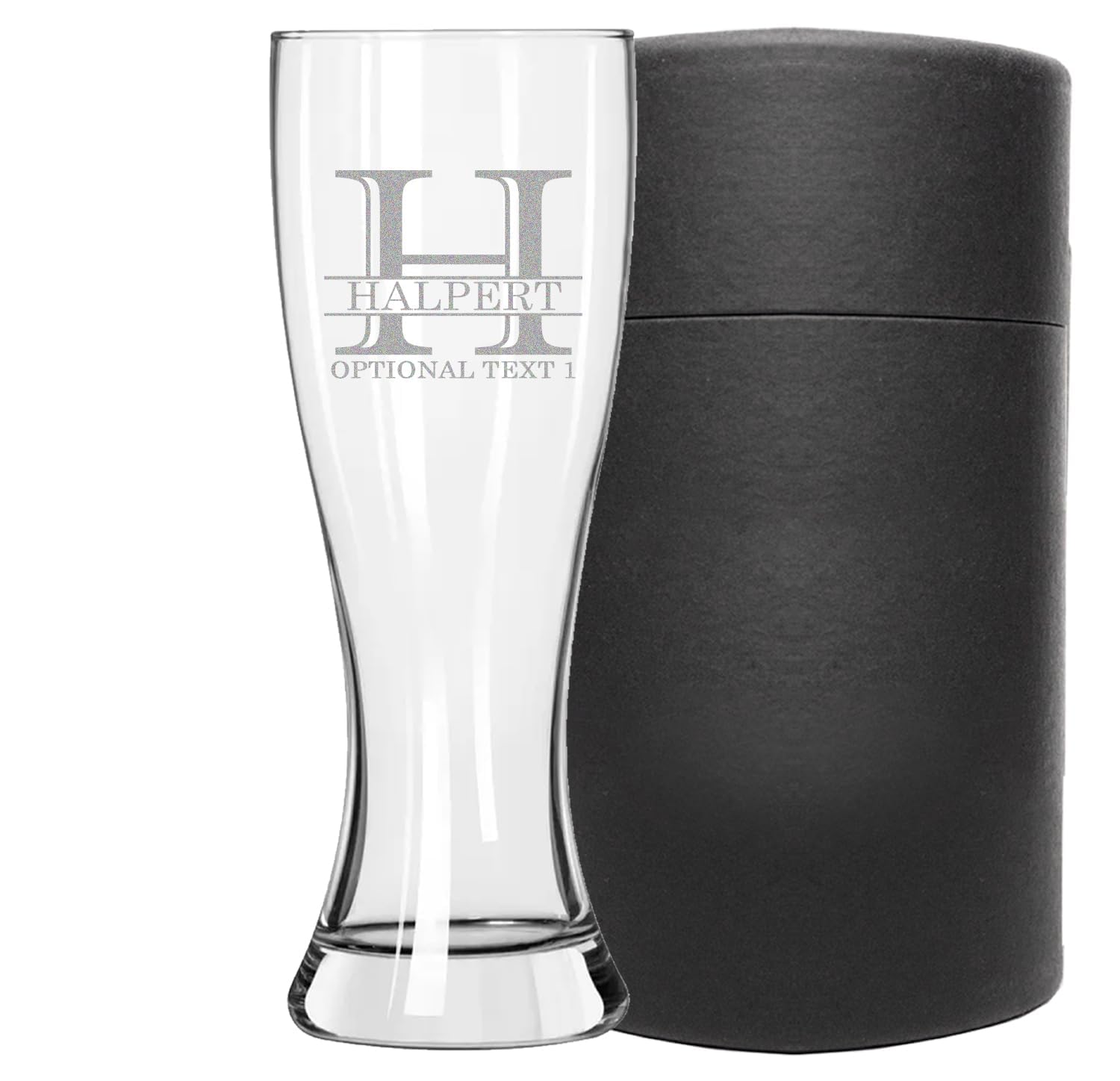Personalized 23oz Pilsner Beer Glass - Custom Laser Etched Gift For Men, Dad, Beer Lovers (Dishwasher Safe, Made In USA)