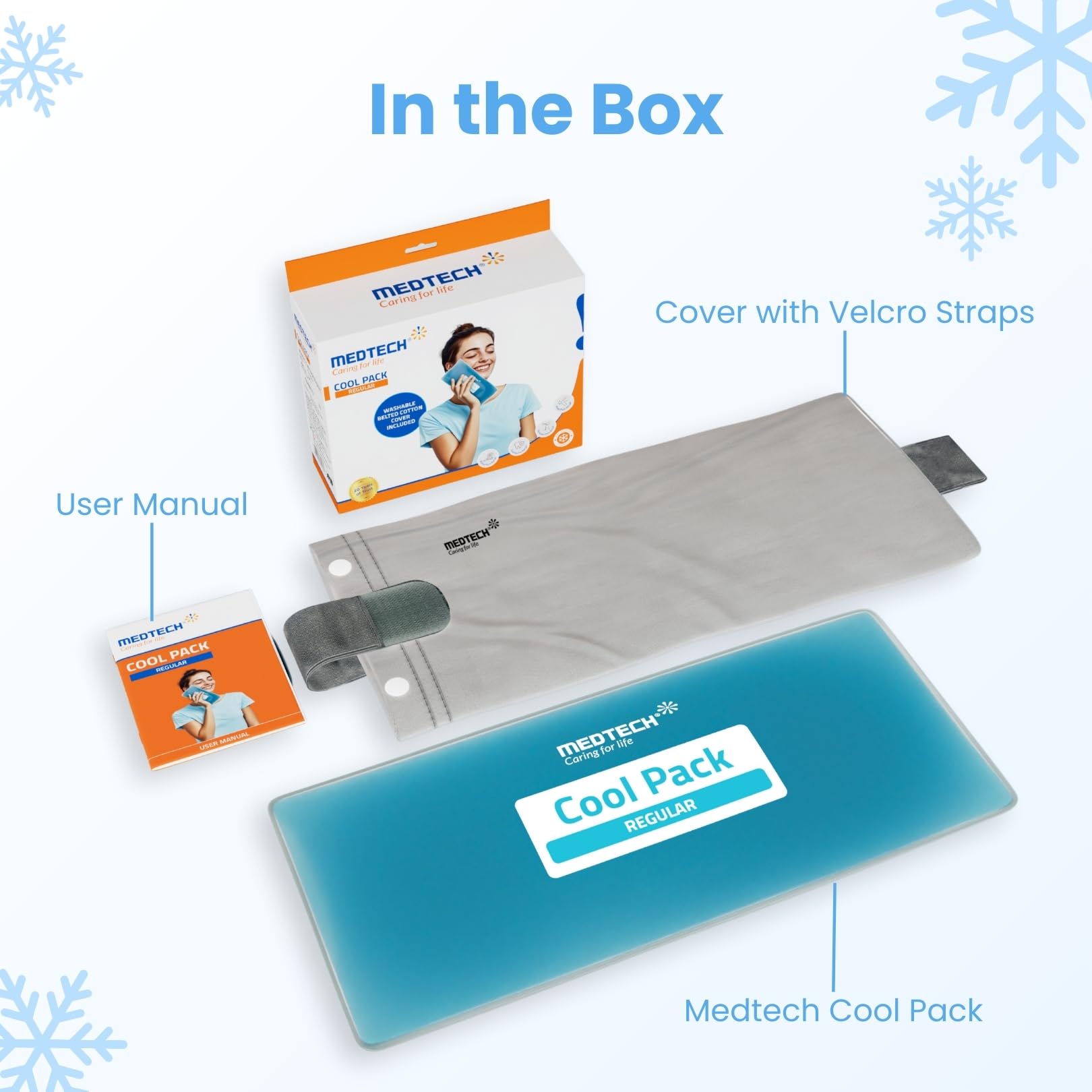 MEDTECH® Cool Pack with Strappable Sleeve | Reusable Ice Cold Pack for Pain Relief | Long-Lasting Cold Therapy for Injuries, Swelling & Muscle Recovery | Flexible, Leak-Proof Gel Pack for First Aid, Sports & Post-Surgery Use 4