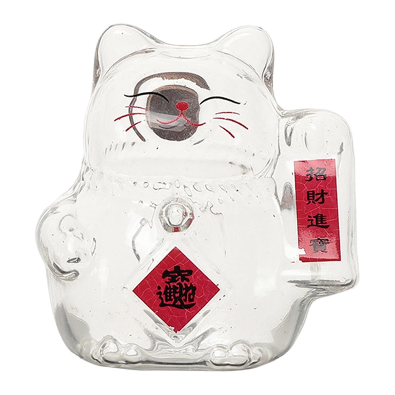 Hucha de cristal decorativa para enseñar a ahorrar a los niños en casa