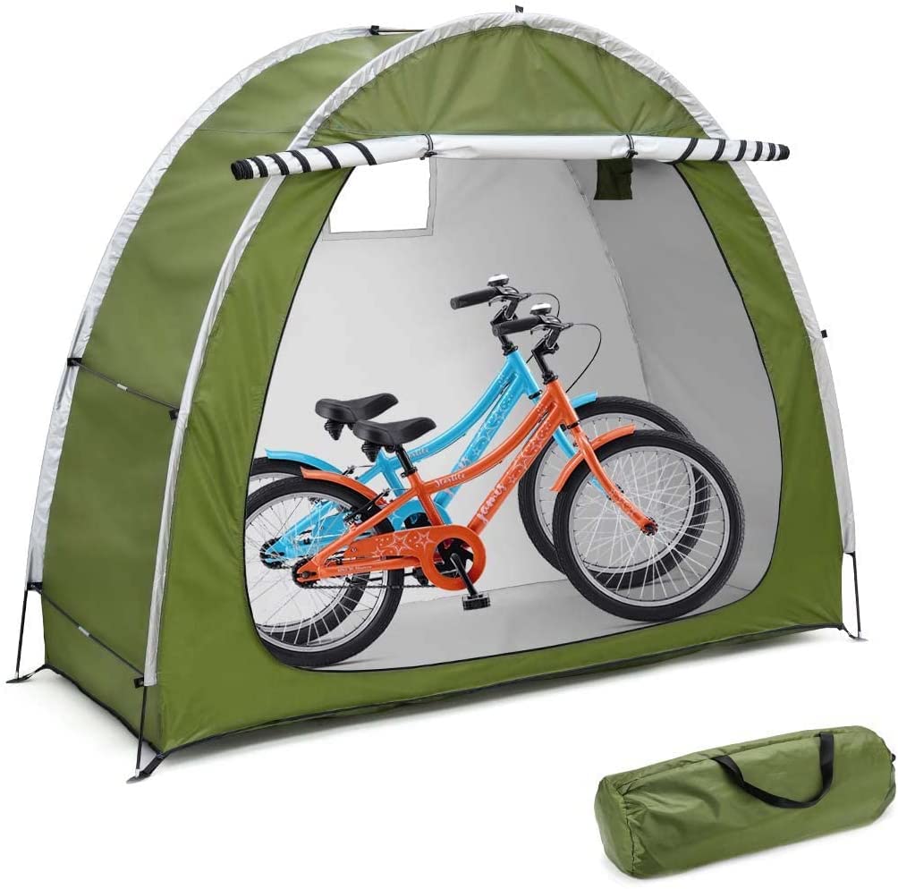 Amazon.co.jp: サイクルハウス 2台用 高耐久 アイリス 自転車置き場 