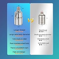 Vista 6 de 1/2" válvula automática de control de nivel de agua válvula de flotador de bola mini válvula de flotador de acero inoxidable 304 válvula de flotador