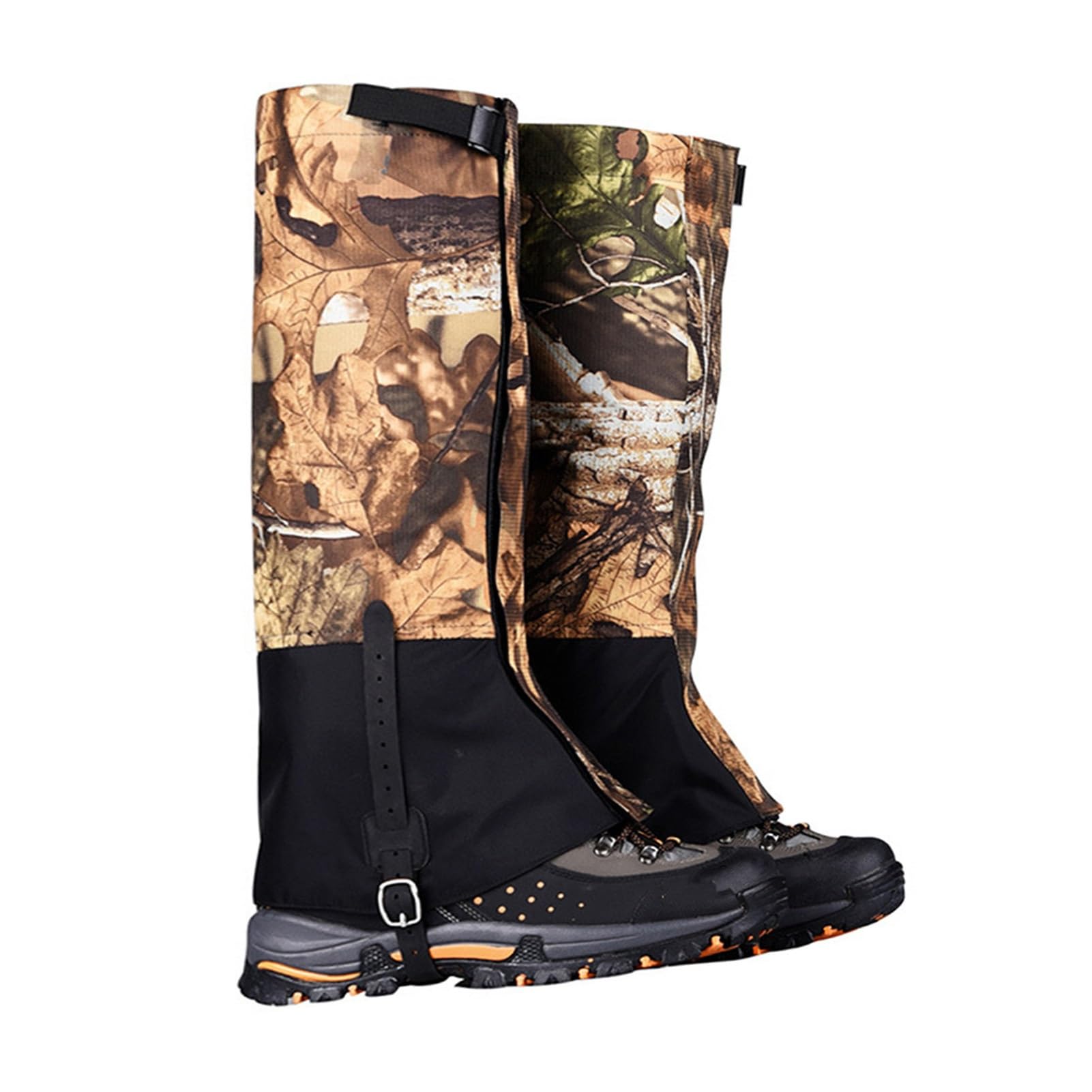 Guêtres de Jambe, guêtres de Raquettes à neigeGuêtres d'extérieur avec Bas réglables, adaptées à l'alpinisme, au Plein air, à la Chasse et à la Raquette
