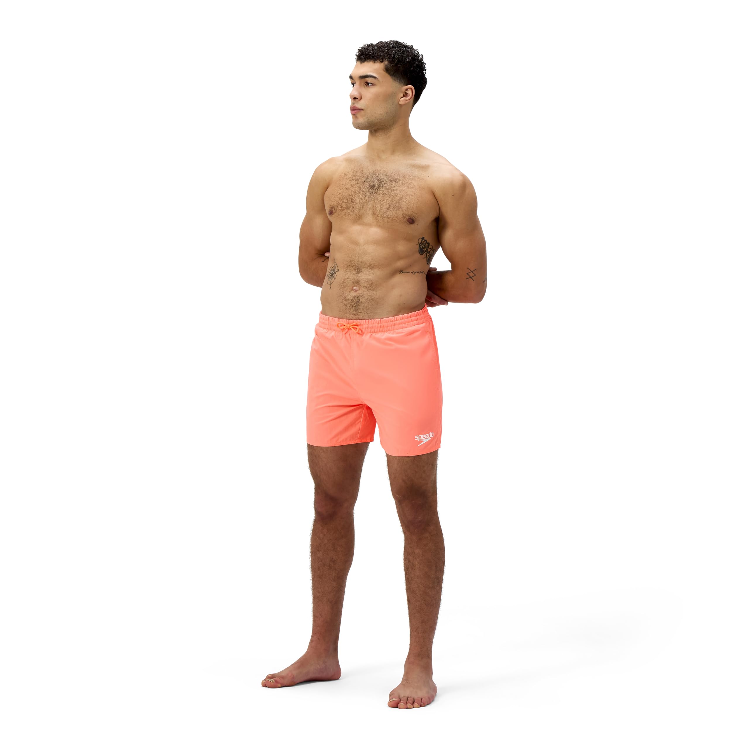 Speedo Men's 16" Watershort Swimming Trunks| Quick Dry | Comfortable Fit | Classic Style | Drawstring Waist Swimwear