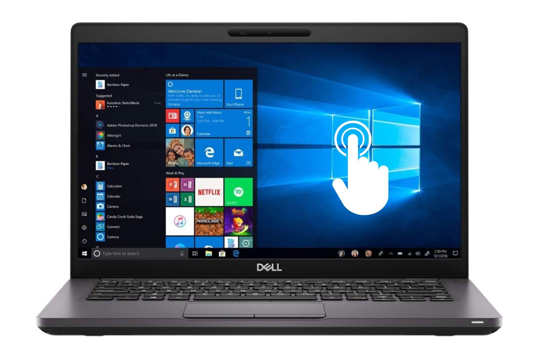 Dell Latitude 5400 Laptop FHD Touchscreen, Intel Core I5-8365U 8th Gen Processor, 32GB Ram, 1TB SSD, Webcam, Type C, HDMI Windows 11 Pro (Renewed)