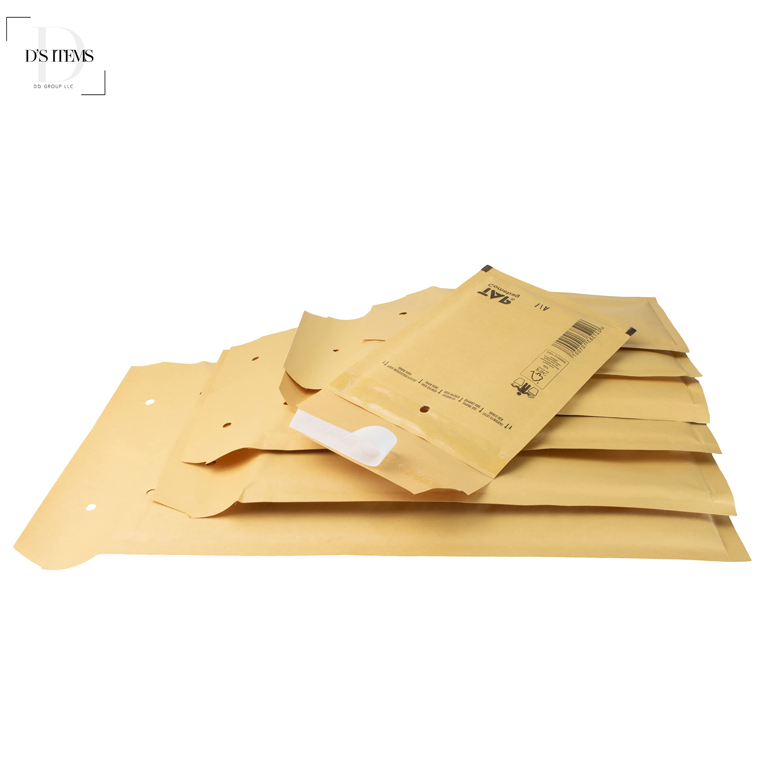 Luftpolsterumschläge [braun] - 2/B - (140 mm x 225 mm) - Kraftpapier - [1600 Stück] - | Versandtaschen | Luftpolstertaschen | Verpackungsmaterial | Luftpolsterversandtaschen